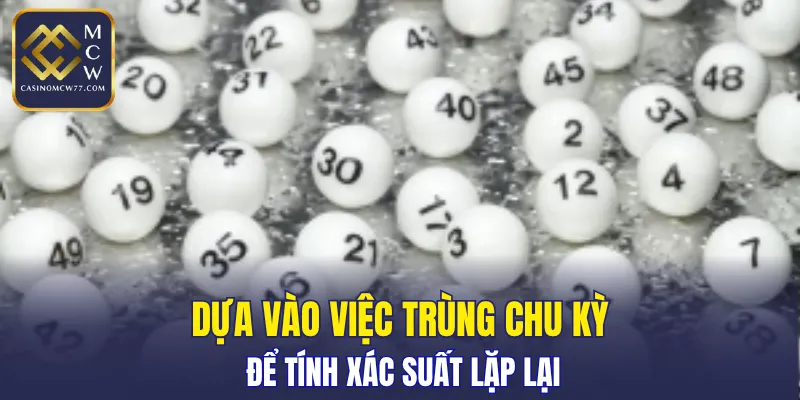 Dựa vào việc trùng chu kỳ để tính xác suất lặp lại