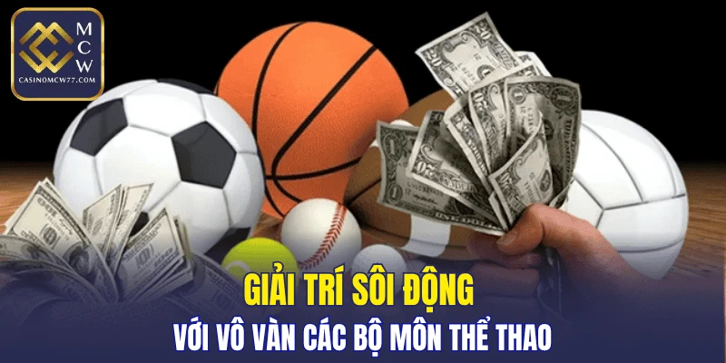 Giải trí sôi động với vô vàn các bộ môn thể thao