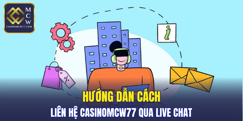 Hướng dẫn cách liên hệ CASINOMCW77 qua live chat